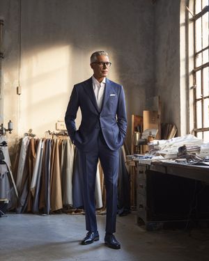 Business Casual Navy Suit