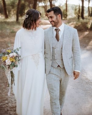 novio originales trajes de boda para parejas
