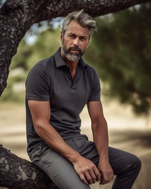 Grey Pants Outfit for Men
