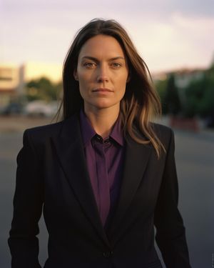 purple-shirt-black-blazer