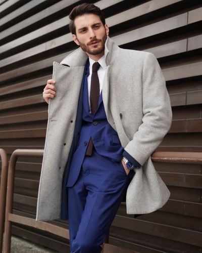 Urban Cobalt Suit with Coat
