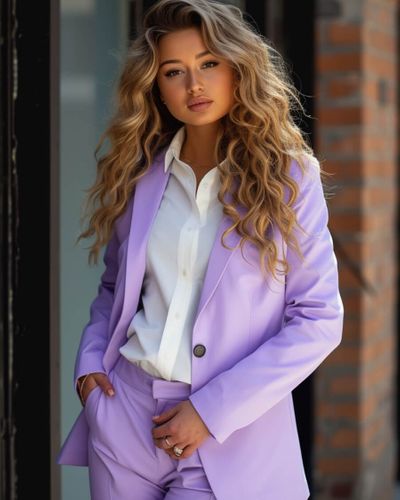 Light Purple Pantsuit for Women
