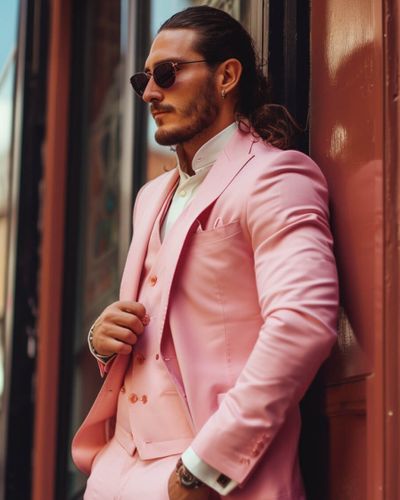 Pink Sparkle Slip On Men's Shoes – Upscale Men's Fashion