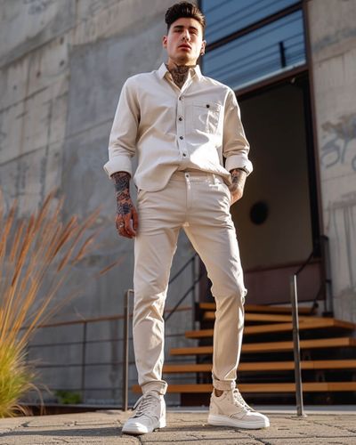 Beige Pants Outfits For Men (1200+ ideas & outfits) | Lookastic