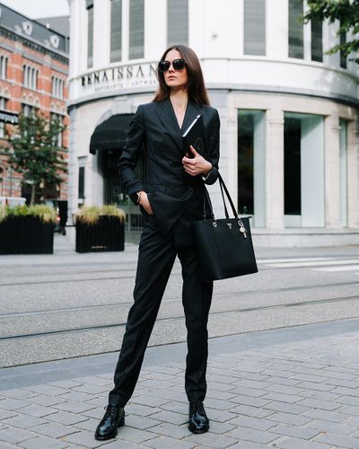 Business Black Suit & Derby shoes