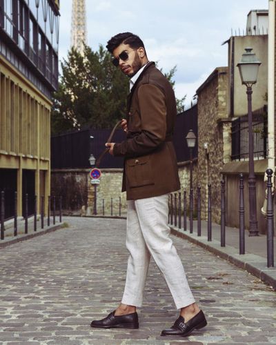 Medium Cotton Brown Blazer Trouser Solid Formal 2 Piece Suits
