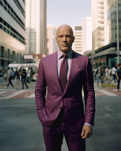 Purple Suit for Men