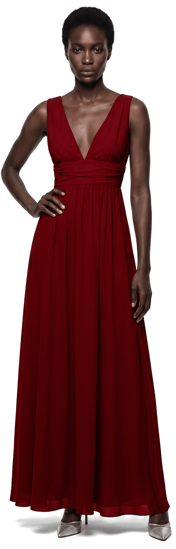 best bodycon dresses on amazon Elegant For Women 17½ 34/35 Color:Deep Burgundy A-lin Sweetheart Chiffon Short