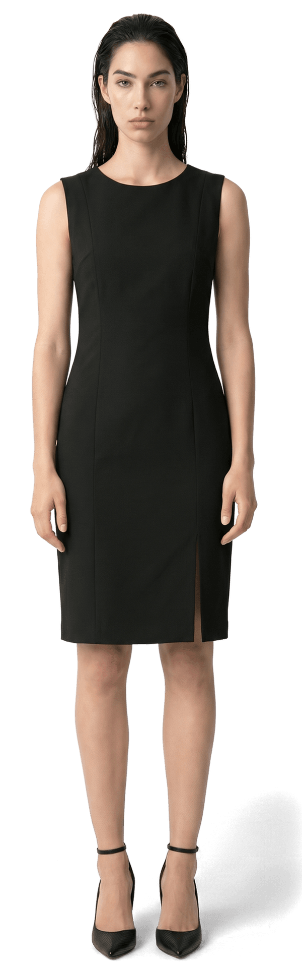 casual turquoise long dresses Sleeve Ruched Midi Dress Color:Dark Navy Blue Low cowl front neckline madeinamerica lululemon classic fit cotton