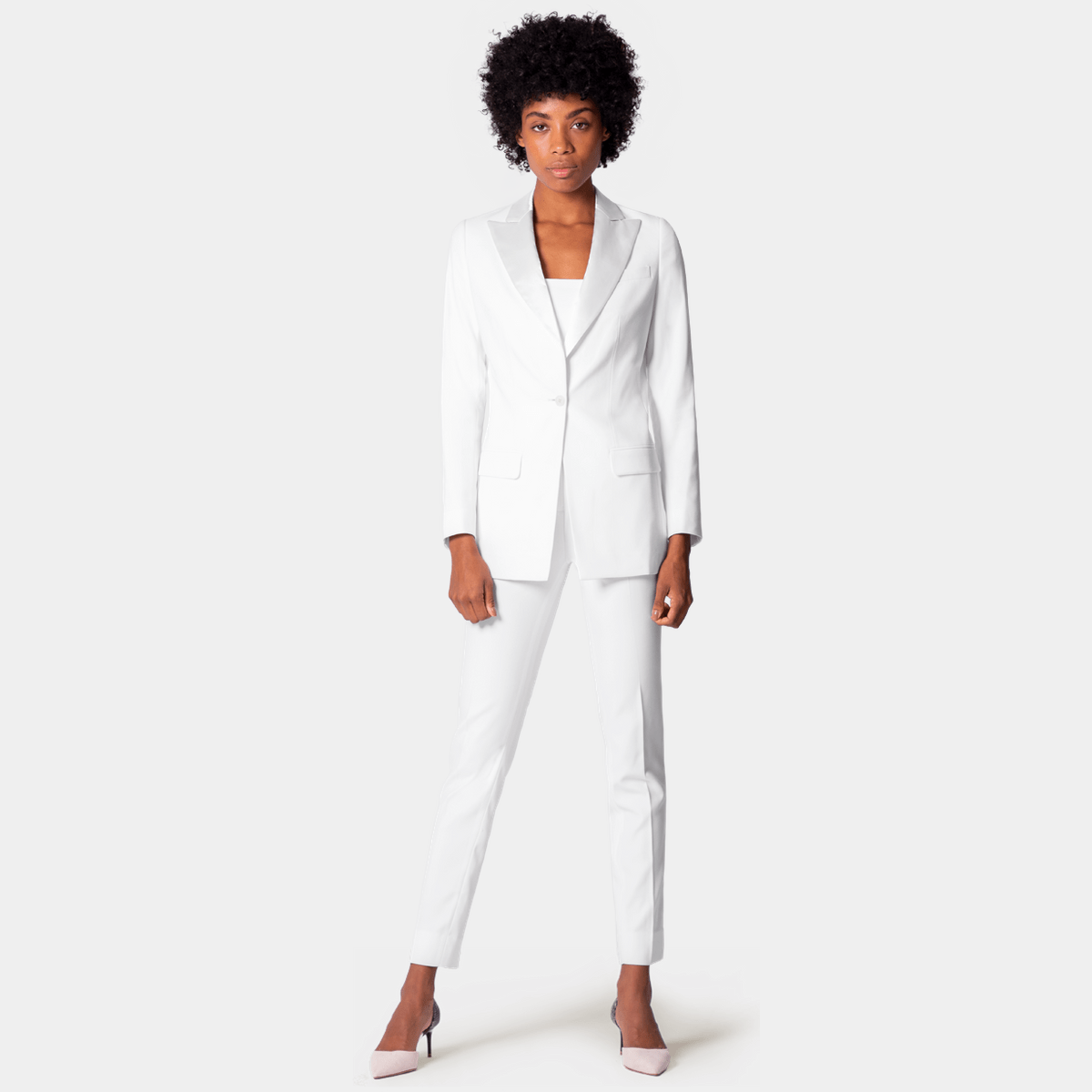 white short suit womens