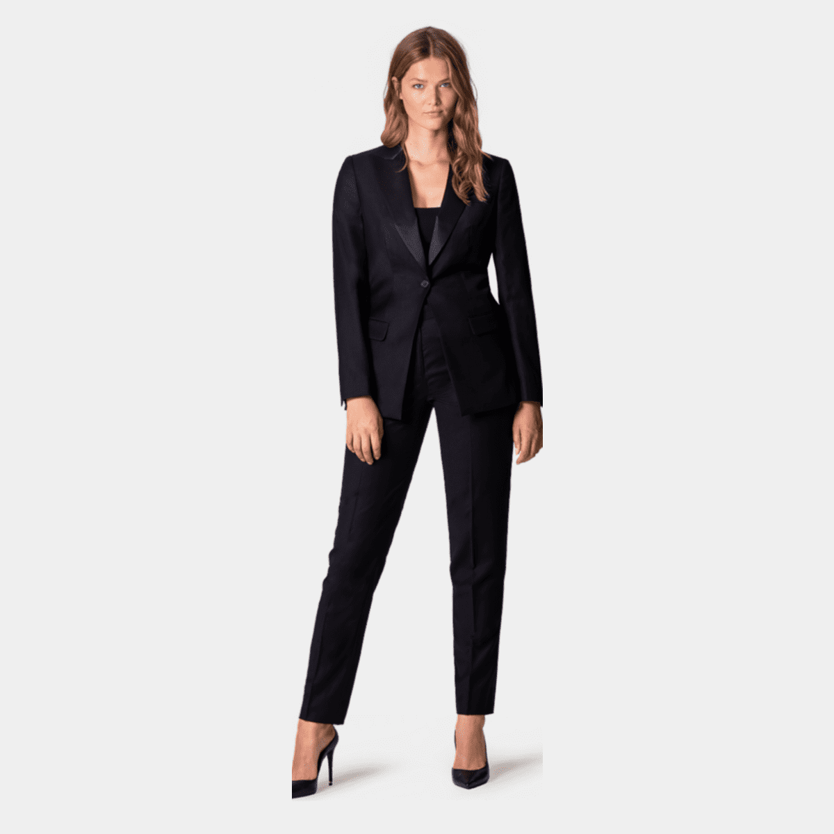 women's tuxedo pant suit plus size